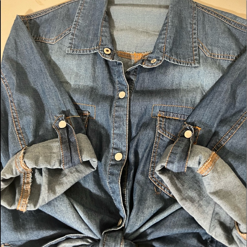 Jean blouse - Picture 3 of 3